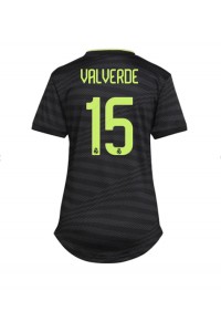 Real Madrid Federico Valverde #15 Voetbaltruitje 3e tenue Dames 2022-23 Korte Mouw